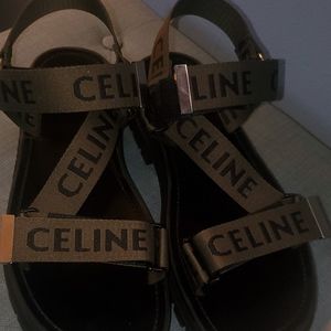 Celine strappy dad sandals...open to reasonable offers